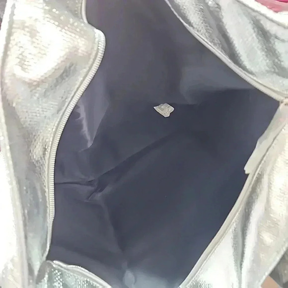Victoria's Secret Huge Silver tote. Nwt - Picture 8 of 8